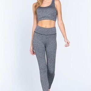 Gray Women's Activewear Set